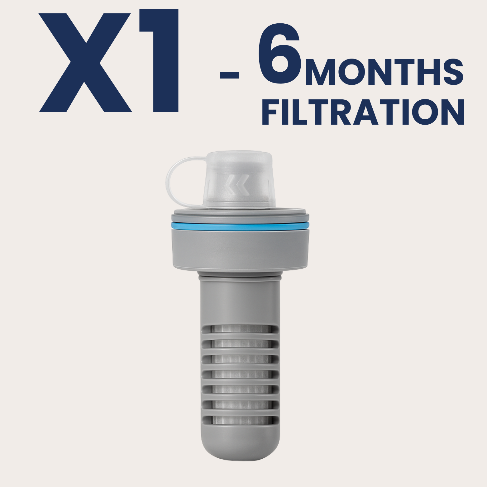 Compact Filter Bottle Cartridge - 6 Months Supply (1)