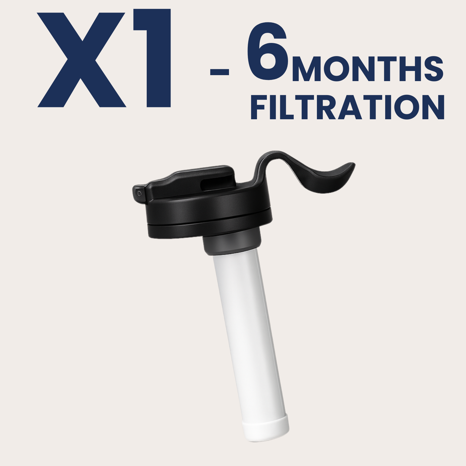 Stainless Steel Filter Bottle Cartridge - 6 Months Supply (1)