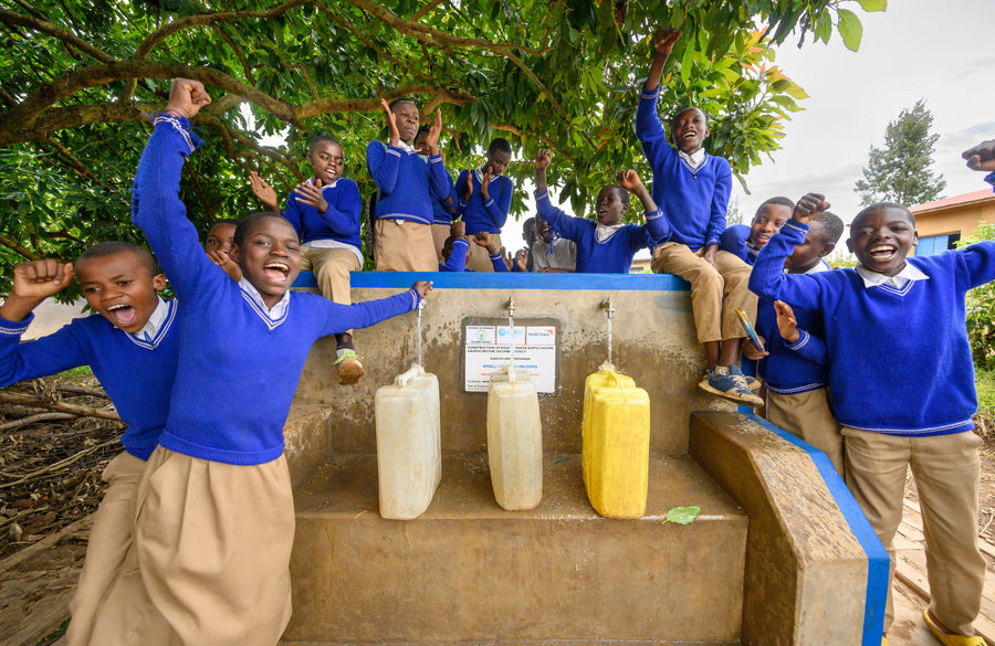 A community well and water infrastructure project